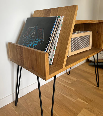 Meuble Platine vinyle chêne « L’original »