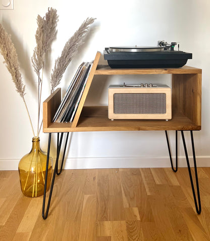 Meuble Platine vinyle chêne « L’original »